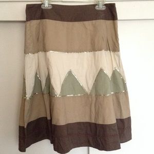 RETRO Old Navy Flare Sequin Skirt - Women's Size 6